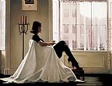 Jack Vettriano In Thoughts Of You painting